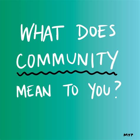 what does community mean.